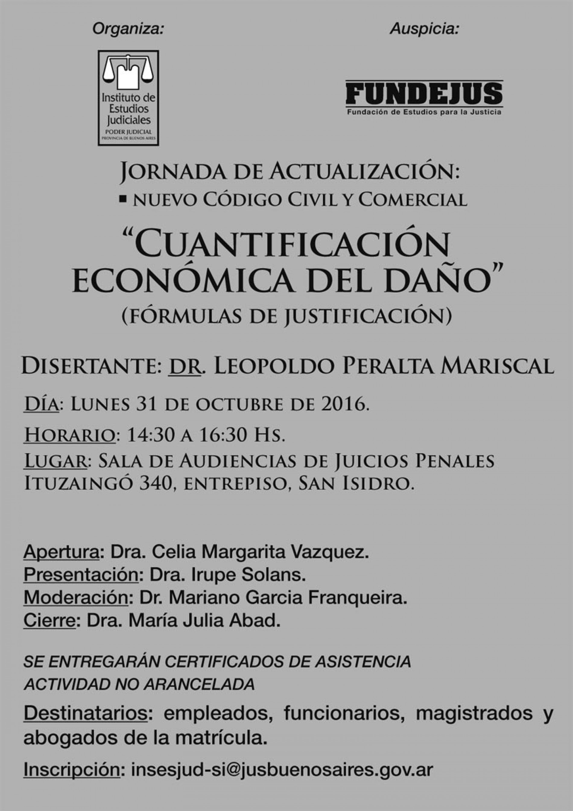 Jornada sobre Justicia Internacional