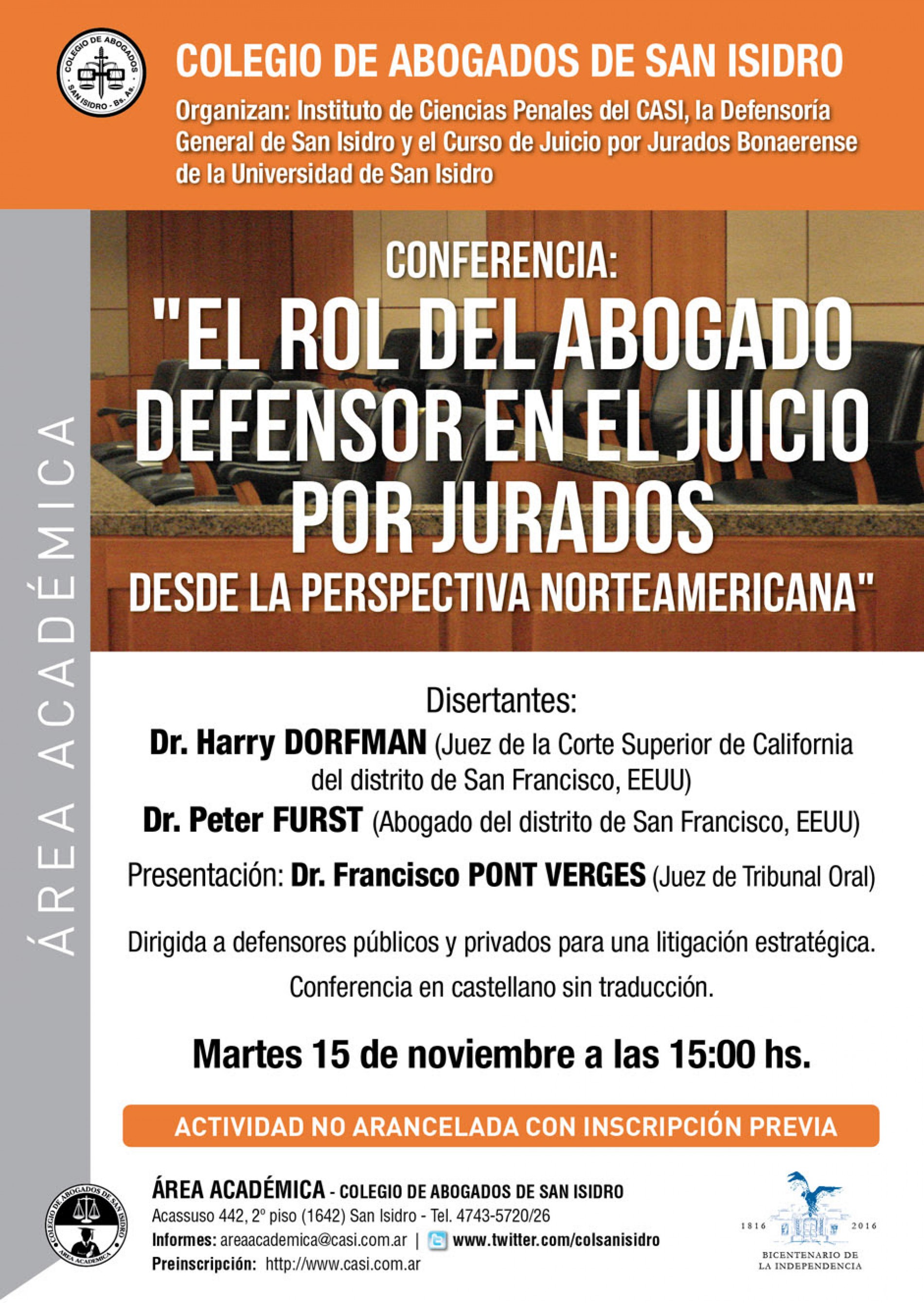 Jornada sobre Justicia Internacional