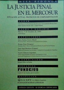 justicia penal en el mercosur 3 oct 1995