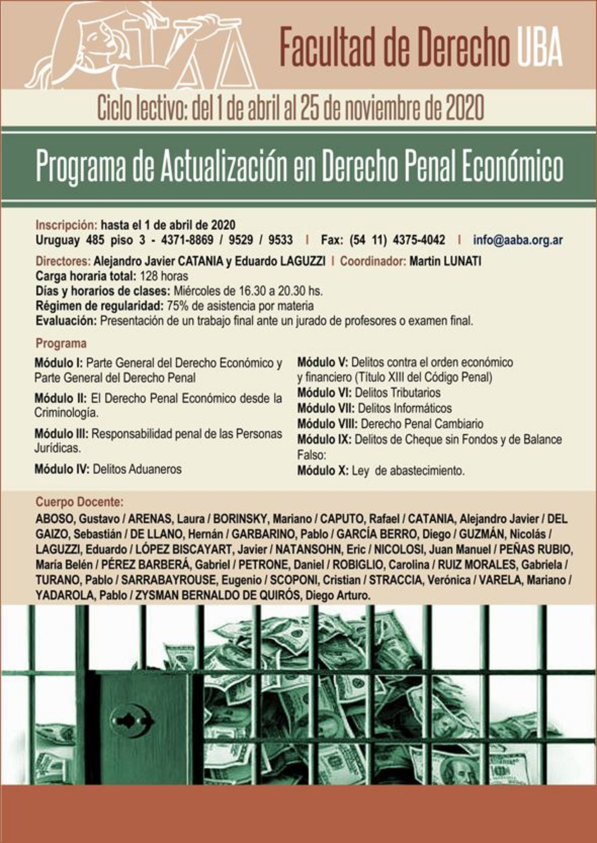 «Programa de Actualización en Derecho Penal Económico»