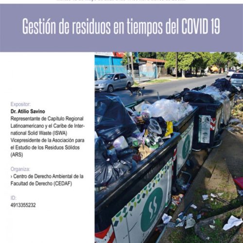 «Gestión de residuos en tiempos del COVID 19»