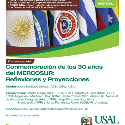 Conmemoración de los 30 Años del Mercosur: Reflexiones y Proyecciones.