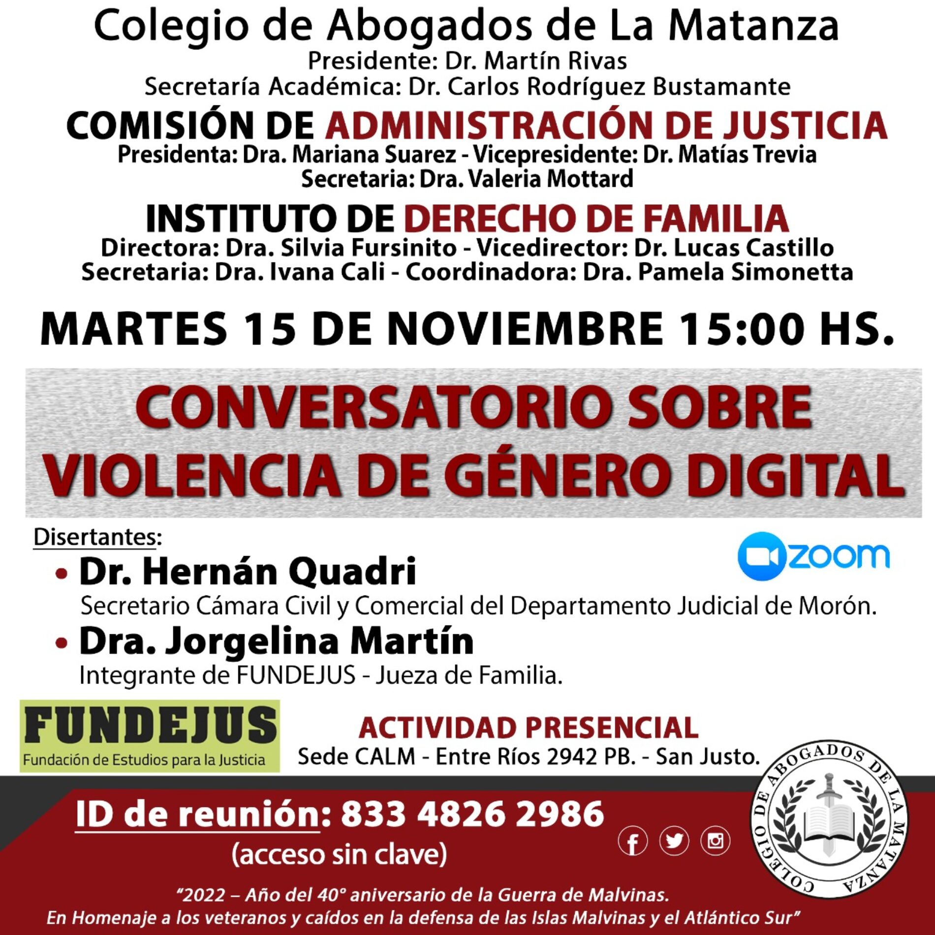 «Conversatorio sobre violencia de género digital»