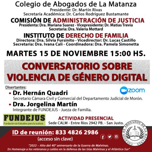 «Conversatorio sobre violencia de género digital»