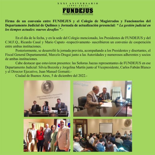 Jornada “Hacia un proceso penal adversarial”: Declaración de interés de la Federación Argentina de Colegio de Abogados