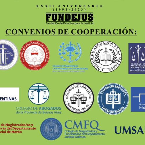 Convenios de cooperación entre FUNDEJUS e instituciones colaboradoras.