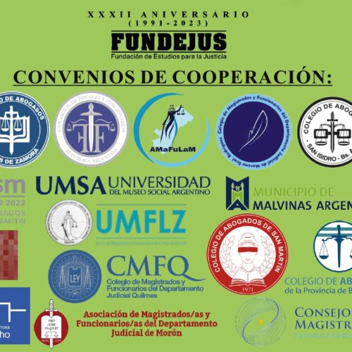 FUNDEJUS difunde: Convenios de cooperación entre FUNDEJUS e instituciones colaboradoras