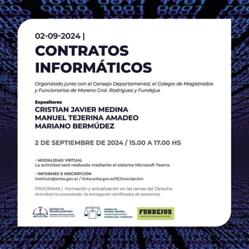 FUNDEJUS difunde: “CONTRATOS INFORMÁTICOS ( a distancia )”