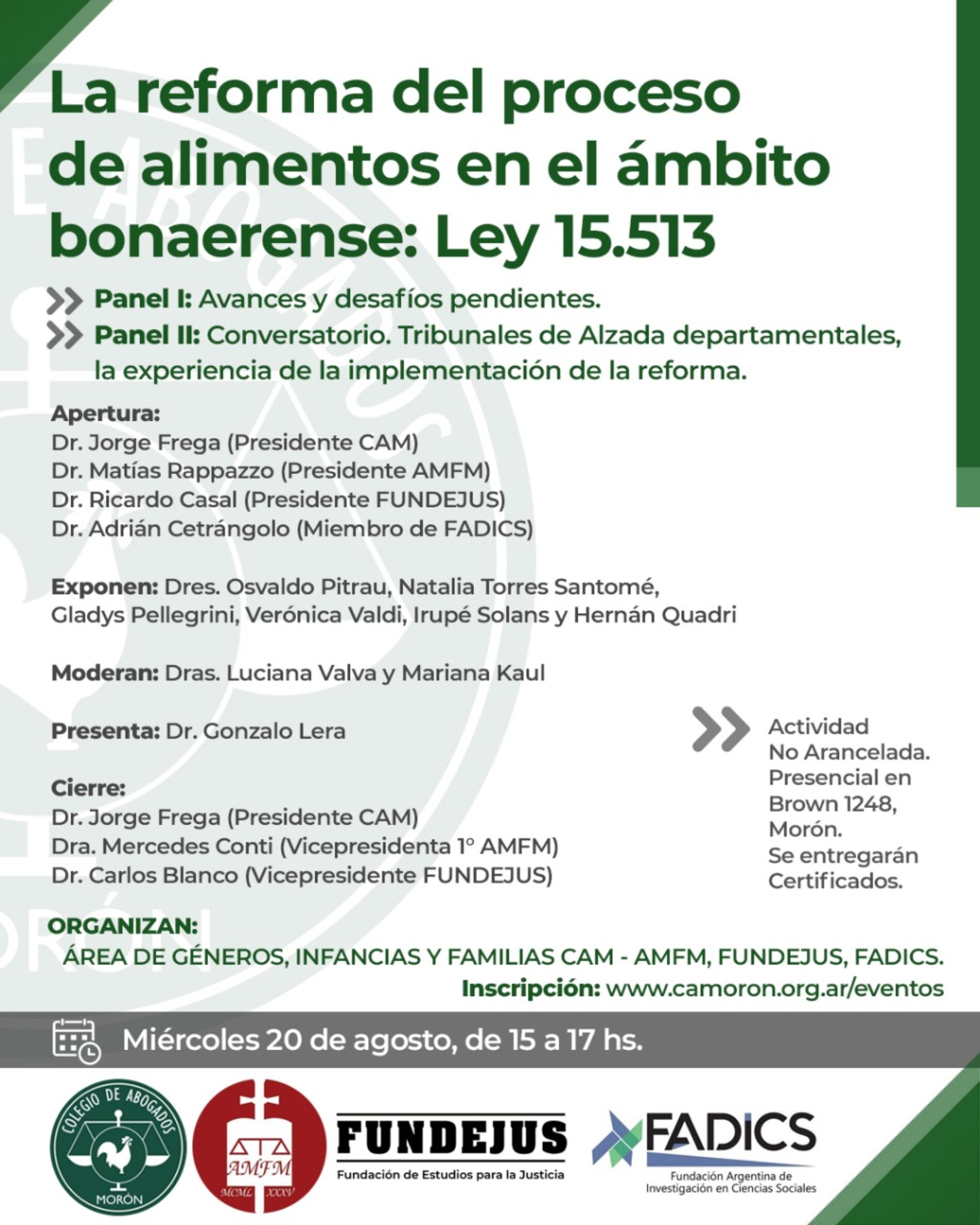 La reforma del proceso de alimentos en el ámbito bonaerense: Ley 15.513