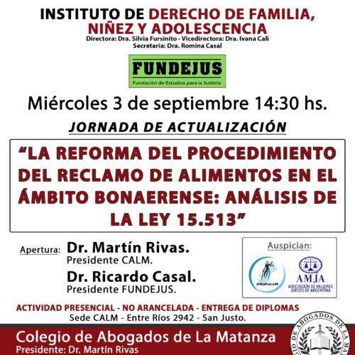 Escuela de Posgrado: “Instituto de derecho de familia, niñez y adolescencia”