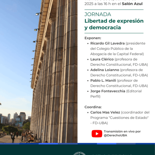 JORNADA: Libertad de expresión y democracia.