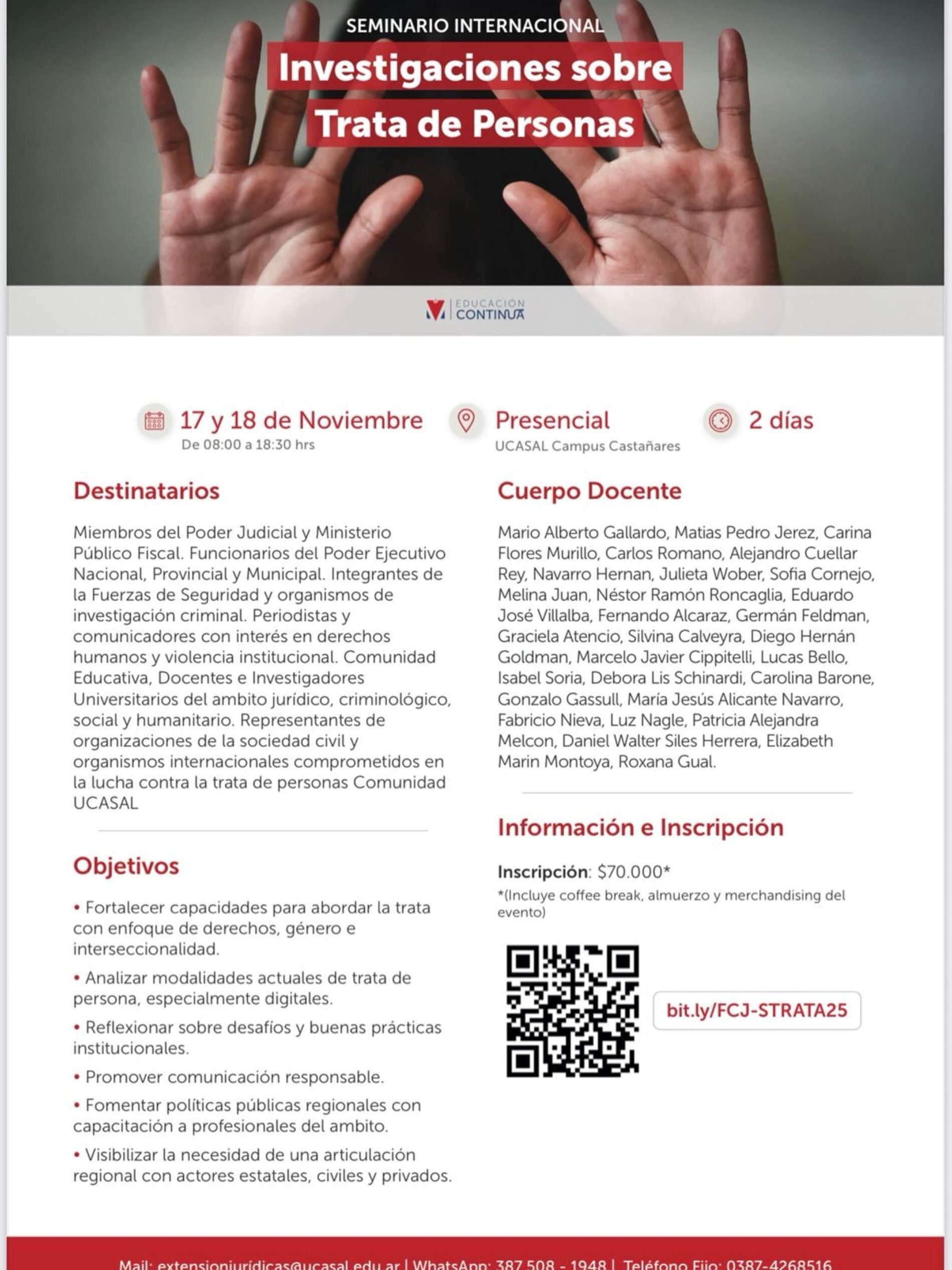 Investigaciones sobre Trata de Personas