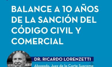Jornada: “Balance a 10 años de la sanción del Código civil y Comercial”