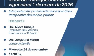 Convenio de La Haya sobre la protección internacional de los niños de 1996 que entra en vigencia el 1 de enero de 2026