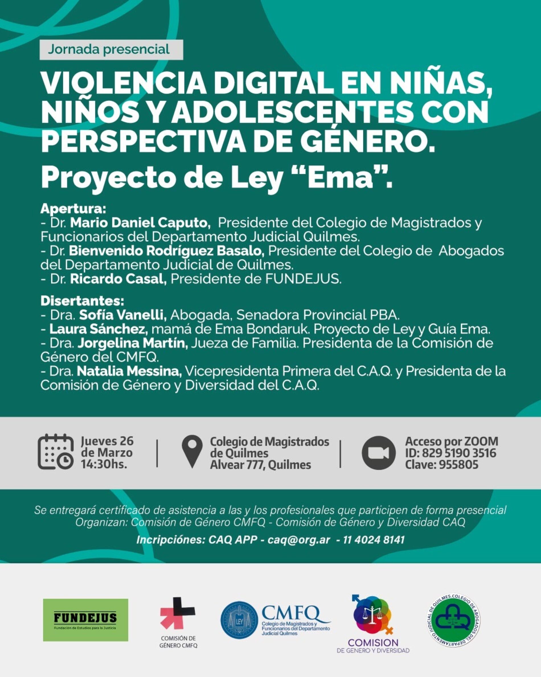 Violencia digital en niñas, niños y adolescentes con perspectiva de género. Proyecto de Ley “Ema”.