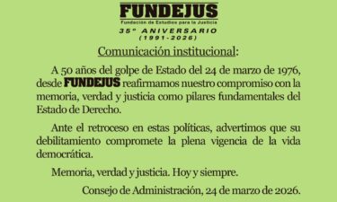 50 años del golpe de Estado del 24 de marzo de 1976.