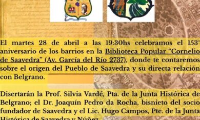 Belgrano, Saavedra y Núñez: tres barrios, un mismo origen.