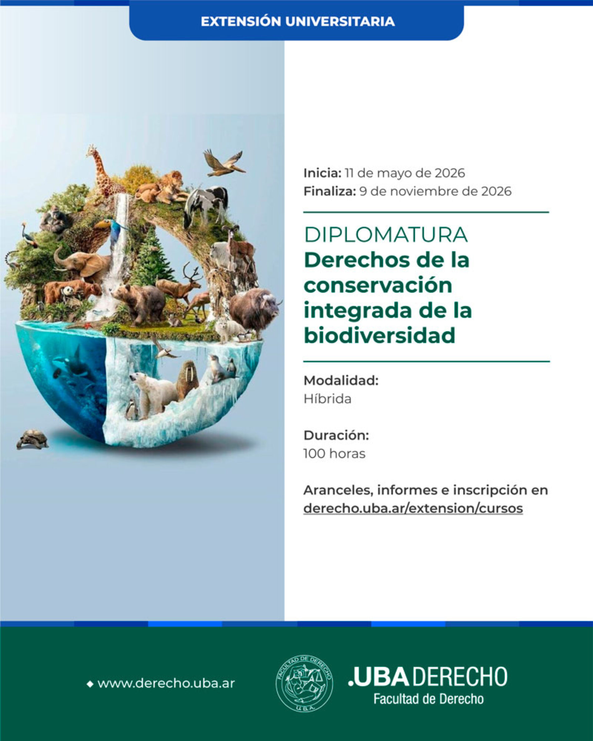 Diplomatura: Derechos de la conservación integrada de la biodiversidad