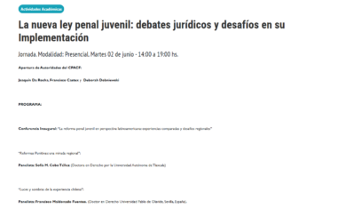 La nueva ley penal juvenil: debates jurídicos y desafíos en su Implementación