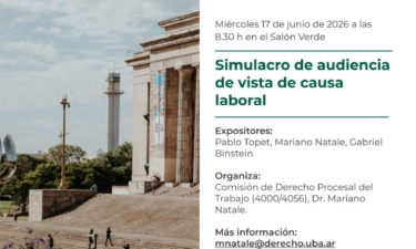 Simulacro de audiencia de vista de causa laboral