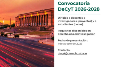 Convocatoria DeCyT 2026-2028