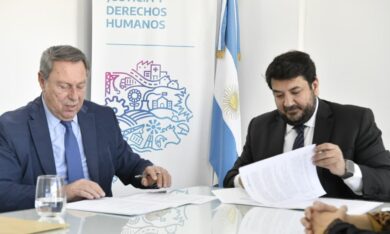 Convenio con el ministerio de justicia de la provincia bonaerense, poniendo en marcha el programa de capacitación para personas con detención domiciliaria.