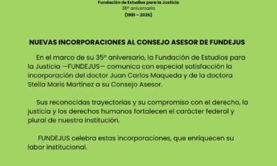 Nuevas incorporaciones al consejo asesor de FUNDEJUS